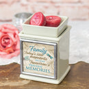 Home decor electrical fragrance lamp for use with wax drop, tarts, and oil scents