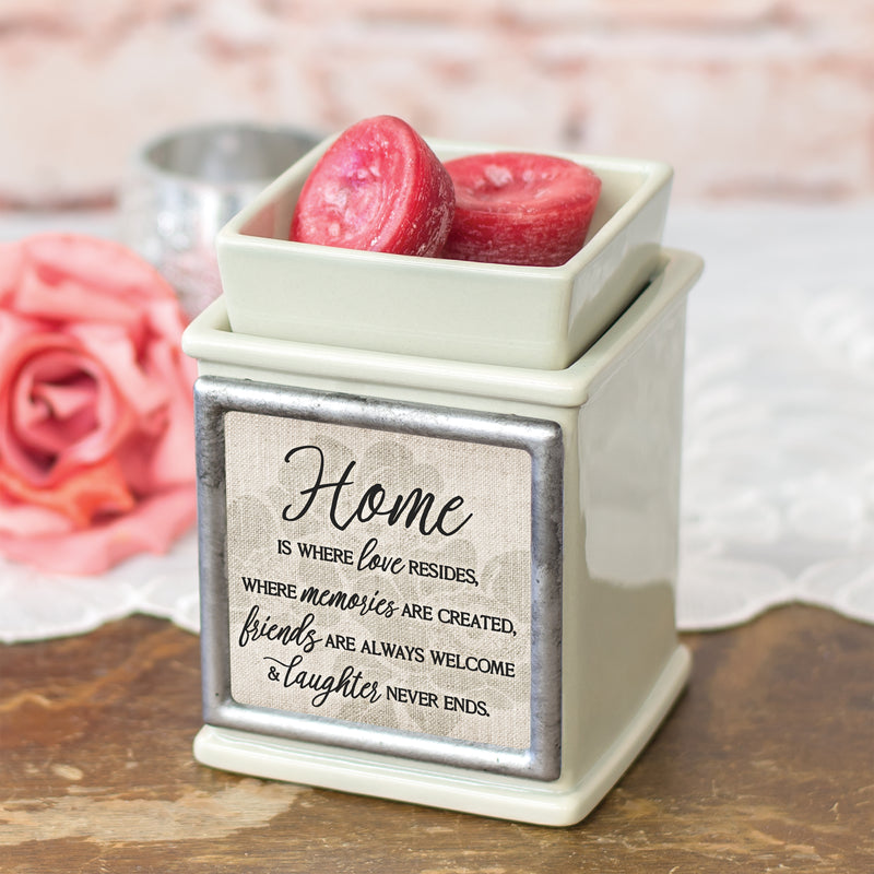 Home decor electrical fragrance lamp for use with wax drop, tarts, and oil scents