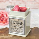 Home decor electrical fragrance lamp for use with wax drop, tarts, and oil scents