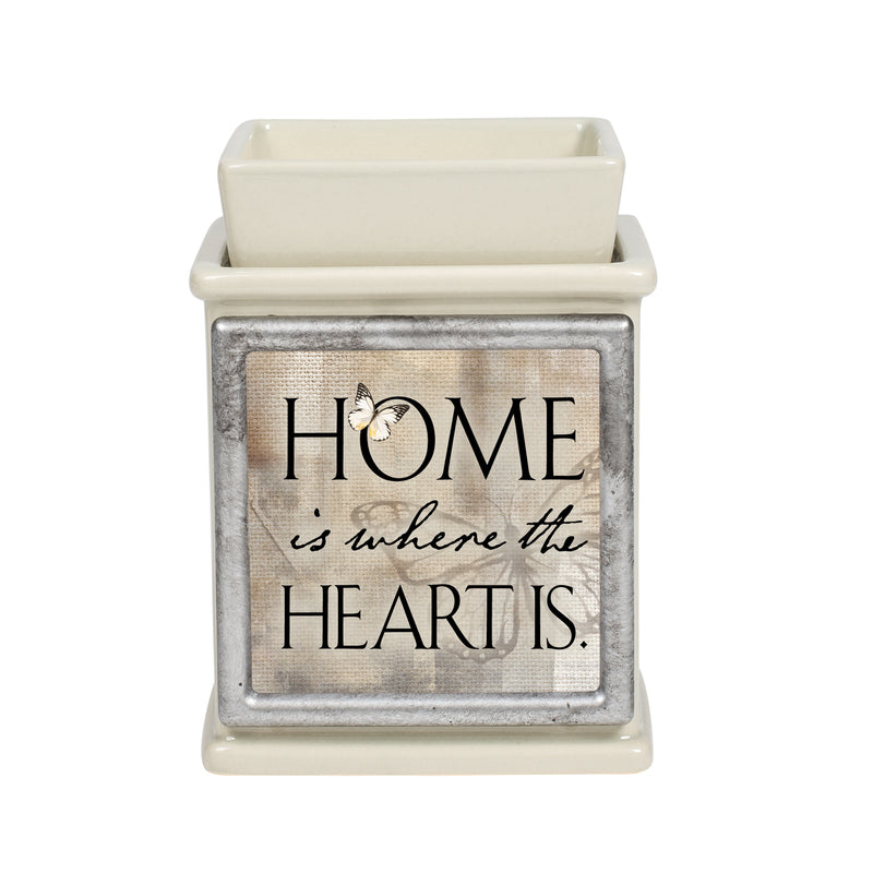 Home Where The Heart Is Ceramic Powder Sand Interchangeable Photo Frame Candle Wax Oil Warmer
