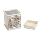 Home Where The Heart Is Ceramic Powder Sand Interchangeable Photo Frame Candle Wax Oil Warmer