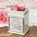 Home decor electrical fragrance lamp for use with wax drop, tarts, and oil scents