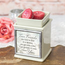 True Friends Are Hard to Find Sand Interchangeable Print Candle Wax and Oil Warmer
