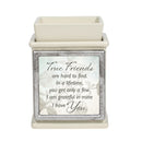 True Friends Are Hard to Find Sand Interchangeable Print Candle Wax and Oil Warmer