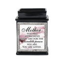 Mother Appreciated Glossy Black Interchangeable Photo Frame Candle Wax Oil Warmer