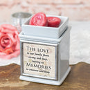 Home decor electrical fragrance lamp for use with wax drop, tarts, and oil scents