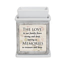 Family Memories Slate Grey Interchangeable Photo Frame Candle Wax Oil Warmer