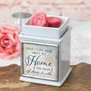 Home decor electrical fragrance lamp for use with wax drop, tarts, and oil scents