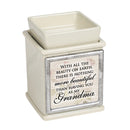 Front view of Beautiful Grandma Powder Sand Interchangeable Photo Frame Warmer