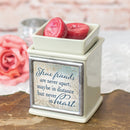Home decor electrical fragrance lamp for use with wax drop, tarts, and oil scents