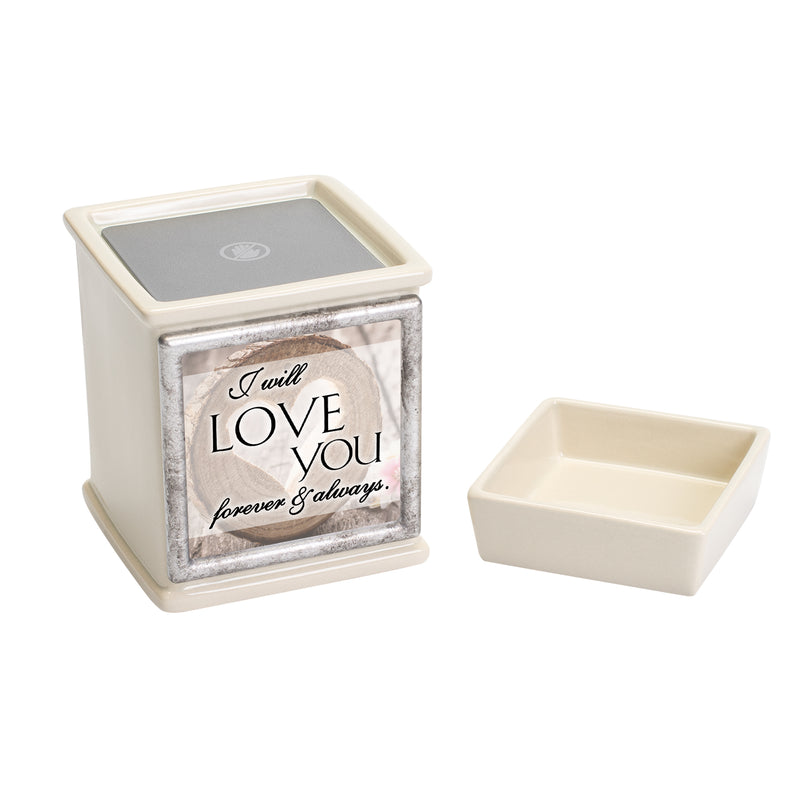 Love You Forever Always Powder Sand Interchangeable Photo Frame Candle Wax Oil Warmer