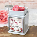 Home decor electrical fragrance lamp for use with wax drop, tarts, and oil scents