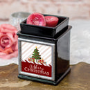 Home decor electrical fragrance lamp for use with wax drop, tarts, and oil scents