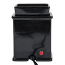 Countdown to Christmas Ceramic Glossy Black Interchangeable Photo Frame Candle Wax Oil Warmer