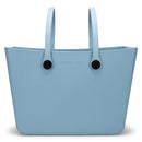 JEN & CO. Carrie Ethylene Vinyl Acetate Waterproof Versa-Tote, Cerulean Blue