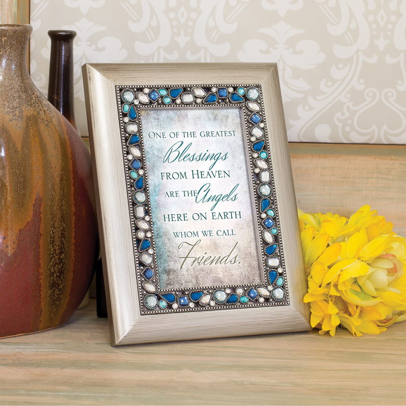 Home décor 4 x 6 wall and table top picture frame designed with meaningful artwork