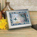 I Know What Love is Because of You Aqua Jeweled Music Box Plays You Light Up My Life