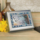 Can Do All Things Through Him Brushed Silvertone Jewelry Music Box Plays On Eagle's Wings