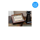 Top down view of Granddaughter You Have Brought Such Joy Woodgrain Jeweled Music Box