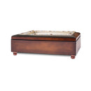 Friendship Life's Gift Woodgrain Jewelry Music Box Plays What Friends Are For