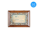 Top down view of Life Measured by Moments Woodgrain Jeweled Music Box
