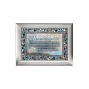 Granddaughter See Future Through You Silvertone Jewelry Music Box Plays You Light Up My Life