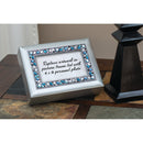 Granddaughter See Future Through You Silvertone Jewelry Music Box Plays You Light Up My Life