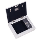 You Are Loved Little Girl Brushed Silvertone Jewelry Music Box Plays You Light Up My Life