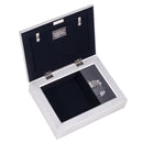 Mother-in-Law Memories of Happiness Silvertone Jewelry Music Box Plays Wind Beneath My Wings