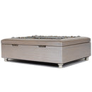 You Are Loved Little Girl Brushed Pewter Jewelry Music Box Plays Wonderful World