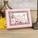 First Communion Walk Faith Blush Pink Music Box Plays Friend In Jesus