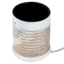 Home decor electrical fragrance lamp for use with wax drop, tarts, and oil scents