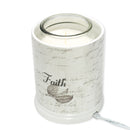 Home decor electrical fragrance lamp for use with wax drop, tarts, and oil scents