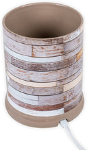 Ten Commandments Pallet Wood Look Ceramic Stoneware Electric Jar Candle Warmer