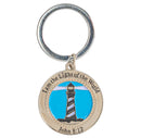 Dicksons I am The Light of The World John 8:12 Lighthouse Pendant Metal Key Ring Keychain