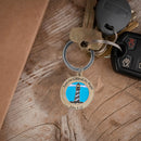Dicksons I am The Light of The World John 8:12 Lighthouse Pendant Metal Key Ring Keychain