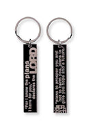 Dicksons for I Know The Plans‚àö√¢ Jeremiah 29:11 Silver Plated Enamel Key Ring Keychain