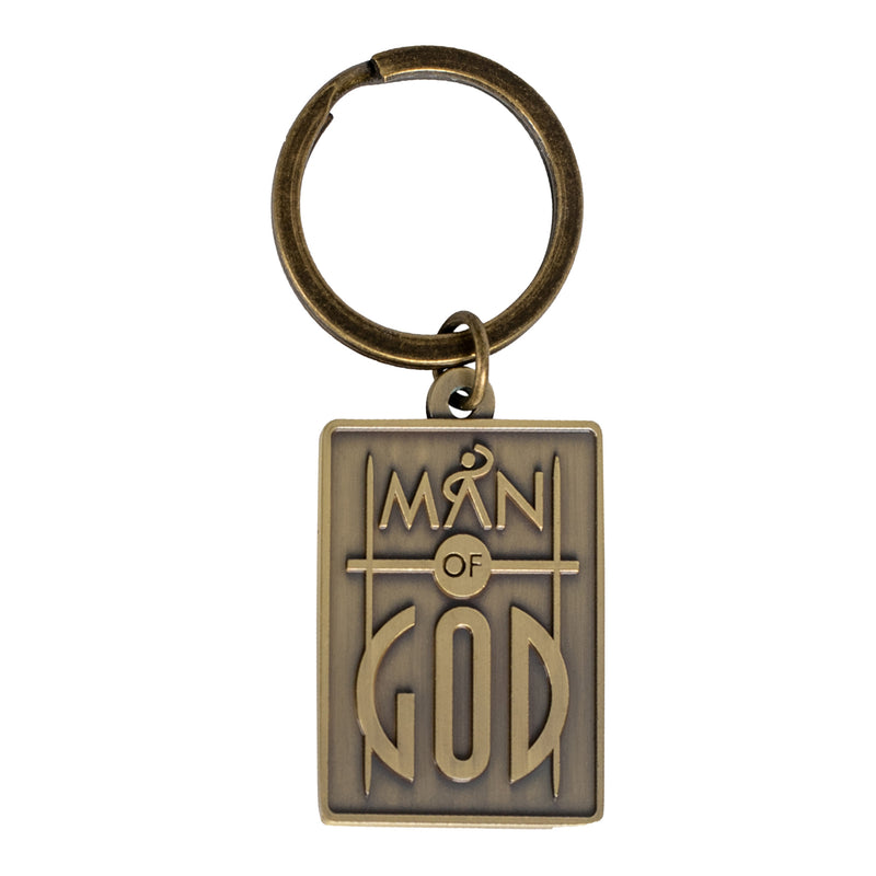 Dicksons Man of God Jeremiah 17:7 Blessed Antique Bronze Finish Key Ring Keychain