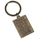 Dicksons Man of God Jeremiah 17:7 Blessed Antique Bronze Finish Key Ring Keychain