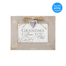 Top down view of Grandma I Love You So Much Natural Taupe Jewelry and Music Box