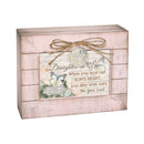 Daughter in Law We Love You Blush Pink Distressed Locket Music Box Plays Friend in Jesus