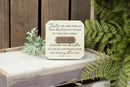 Lighthouse Christian Products Trust in The Lord Sandstone 3.75 x 3.75 Cast Stone Bronze Title Bar Plaque