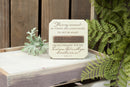 Lighthouse Christian Products Strength He is with You Sandstone 3.75 x 3.75 Cast Stone Bronze Title Bar Plaque
