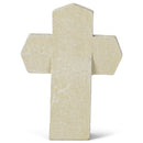 Lighthouse Christian Products Journey Plans for You Sandstone 5.5 Inch Cast Stone Bronze Title Bar Cross Figurine