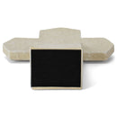 Lighthouse Christian Products Journey Plans for You Sandstone 5.5 Inch Cast Stone Bronze Title Bar Cross Figurine