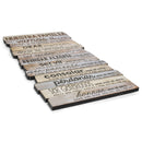 Lighthouse Christian Products Nuestra Familia, Our Family Rustic Stacked Pallet 5 x 10 Wood Desktop Plaque