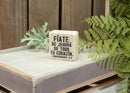 Lighthouse Christian Products Confianza (Trust) Spanish Scripture Block 2.25 x 2.25 Cast Stone Plaque