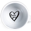 Youre My Sister Doodles Classic White 16 ounces Glossy Ceramic Coffee Mug