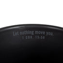 Stand Firm Scripture Textured Black 16 ounces Glossy Ceramic Coffee Mug