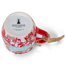 You Are Loved Crimson Floral 13 Ounce Ceramic Mug